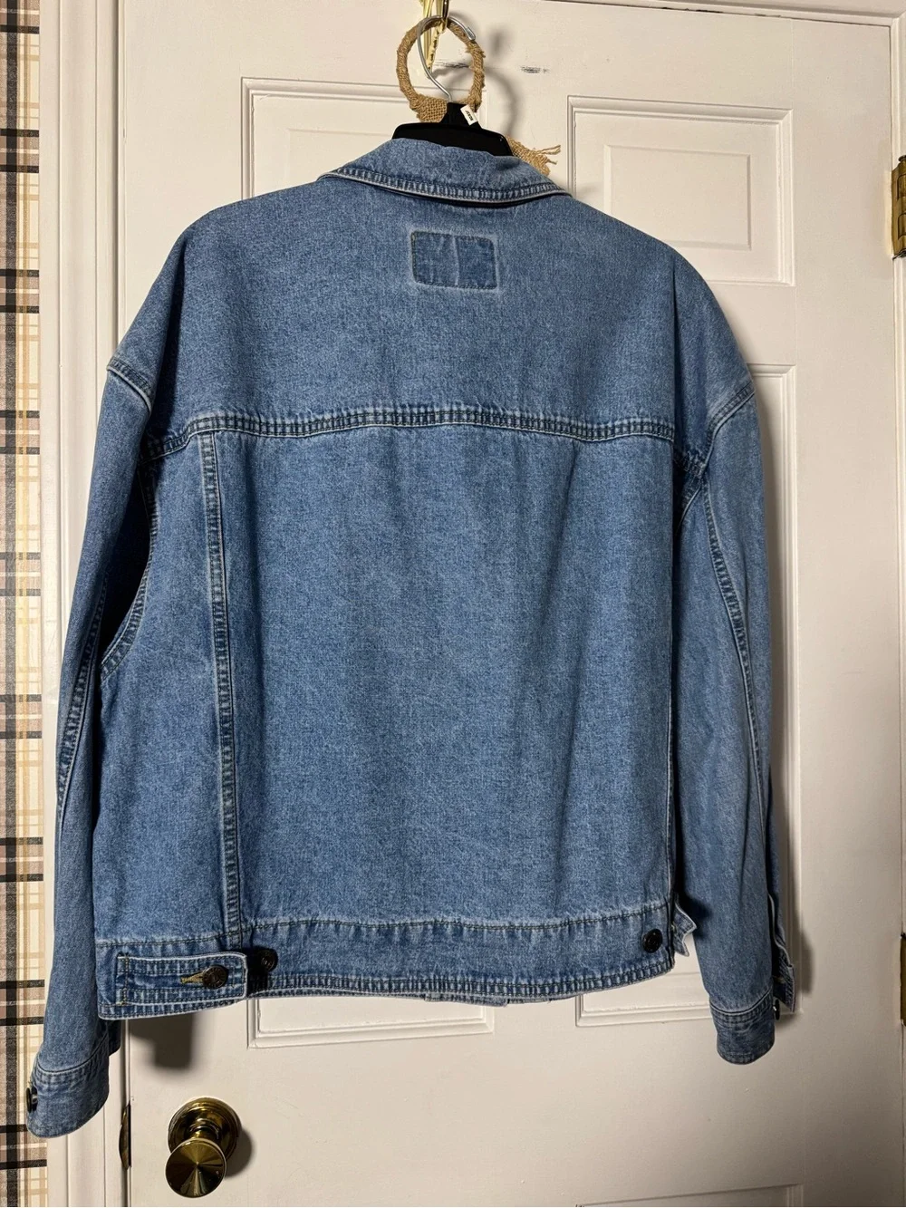 Vintage LIZ Authentic Denim Jacket Large 100% Cotton 80s 90s Oversized